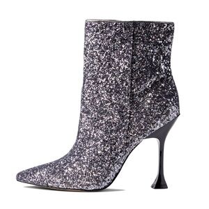 NWT Marc Fisher Stolla shimmer sparkle bootie heels womens size 6M